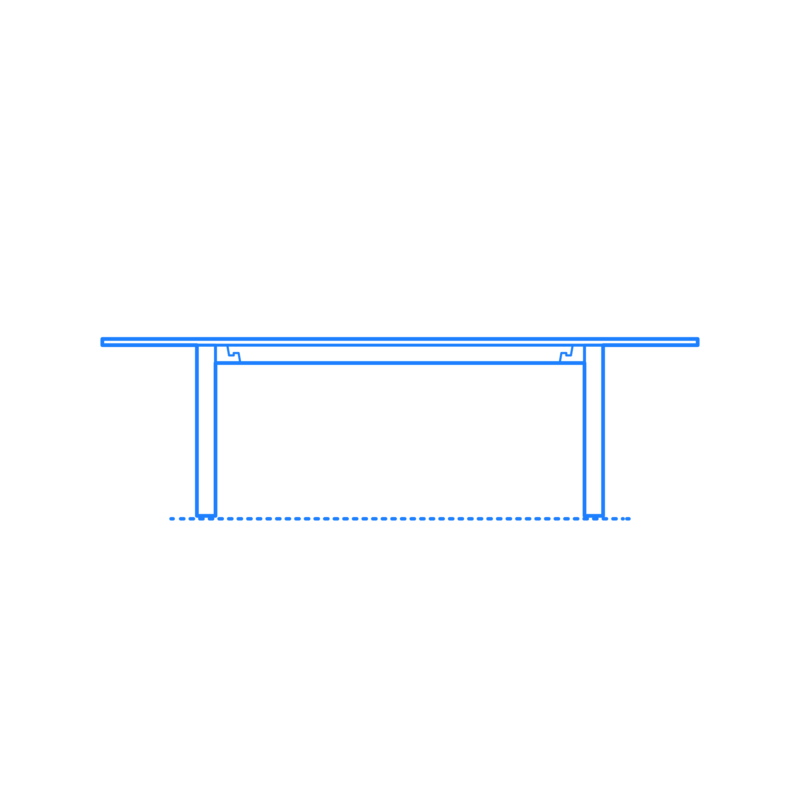 Furniture Conference Table Broad Communal Tables Svg Line Art Free Vectors